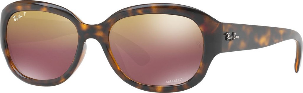Ray Ban Mirrored & Polarized Square Sunglasses