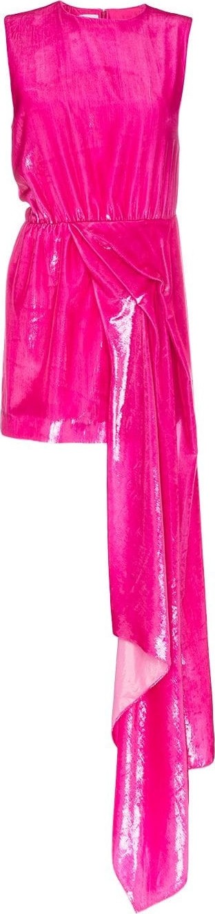 Halpern Draped waist shift dress