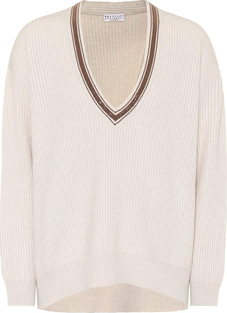 Brunello Cucinelli Monili cashmere sweater