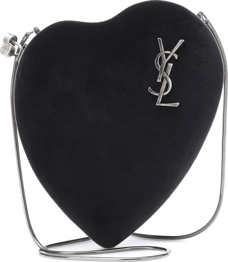 Saint Laurent Love Box suede shoulder bag