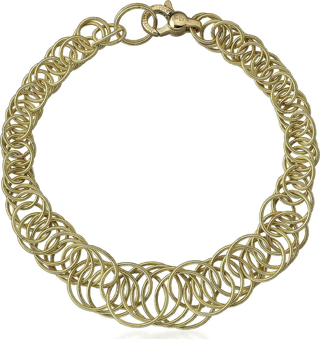 Buccellati Hawaii 18k Gold Interlocking Circle Link Bracelet