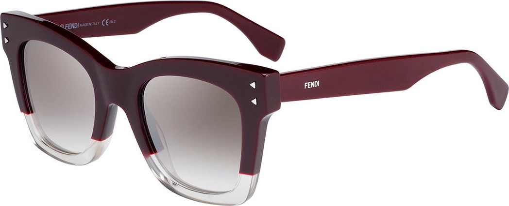 Fendi Two-Tone Acetate Cat-Eye Sunglasses