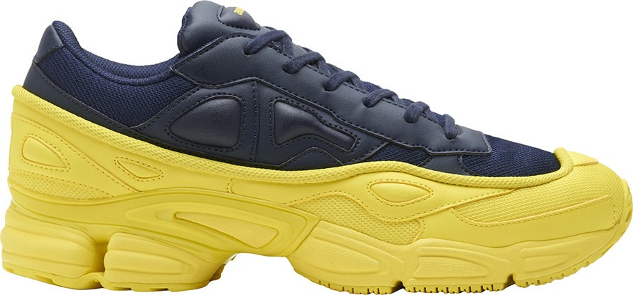 Adidas By Raf Simons Black and yellow Ozweego sneakers