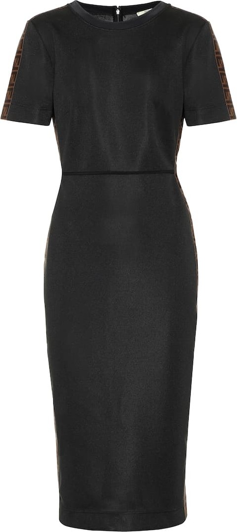 Fendi Crêpe midi dress