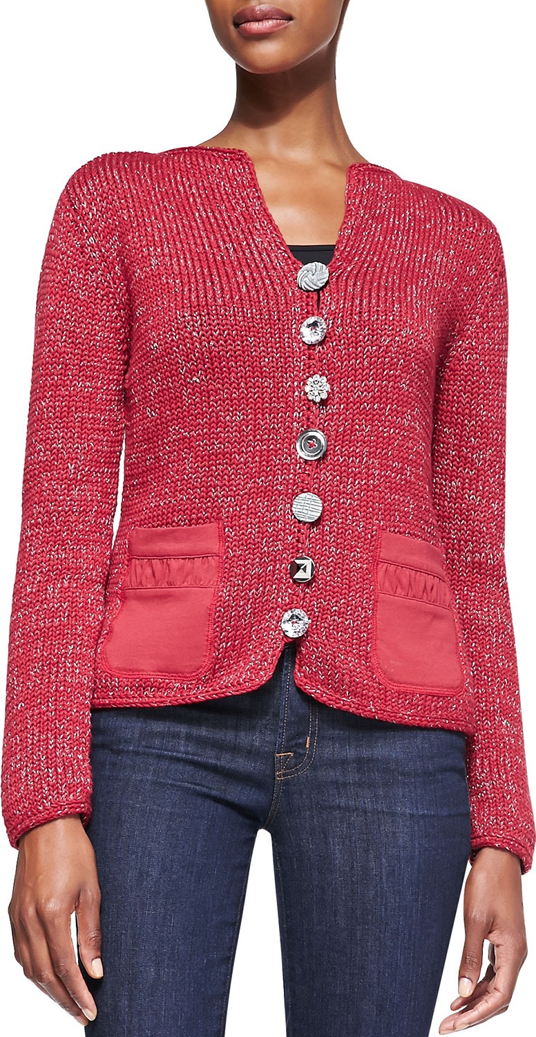 Pure Handknit Bay Breeze Multi-Button Cardigan