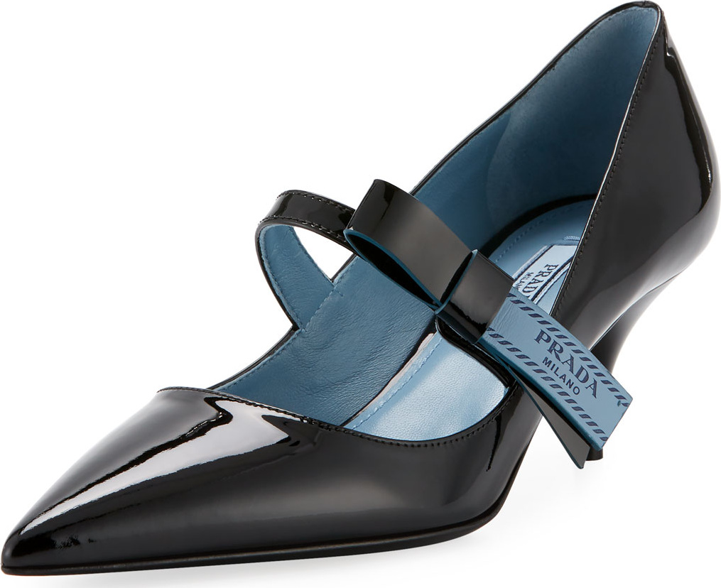Prada Patent Leather Mary Jane Pump