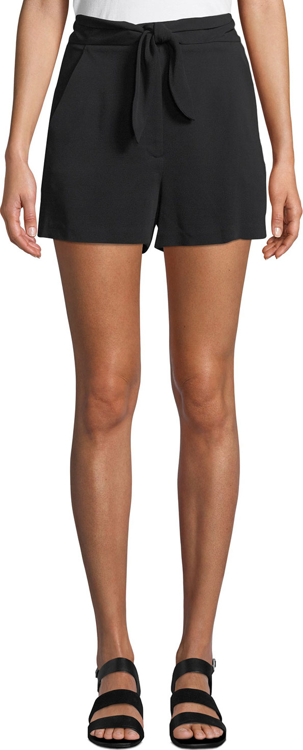 A.L.C. Kerry High-Waist Tie-Front Shorts