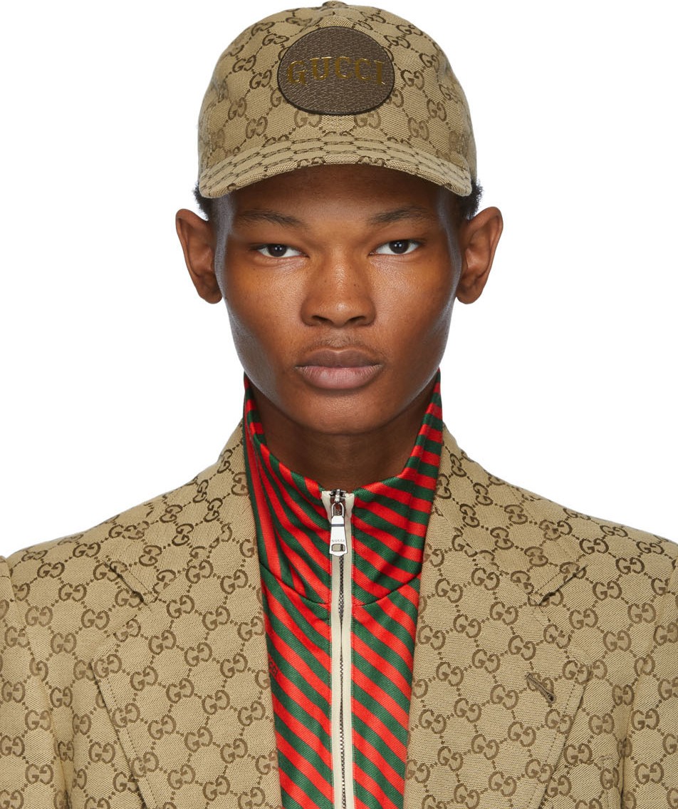 Gucci Beige GG Patch Cap