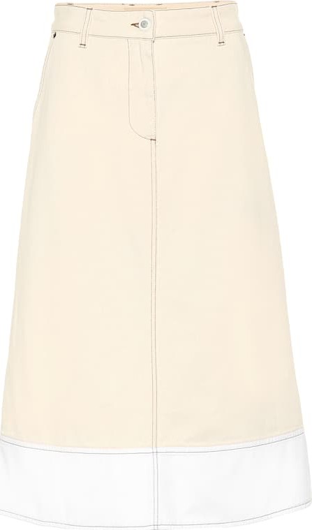 Marni Denim midi skirt