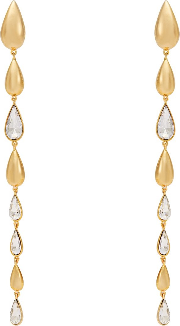 Ryan Storer Tears crystal-embellished earrings