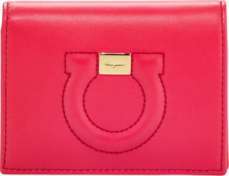 Salvatore Ferragamo Gancio City Leather Wallet