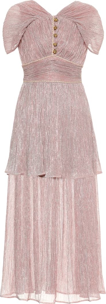 Peter Pilotto Metallic jersey dress