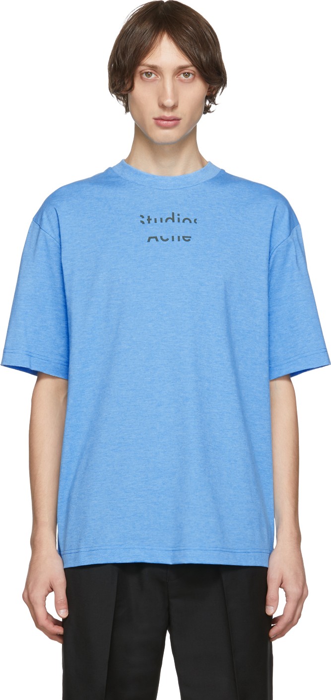 Acne Studios Blue Video Print Erian T-Shirt