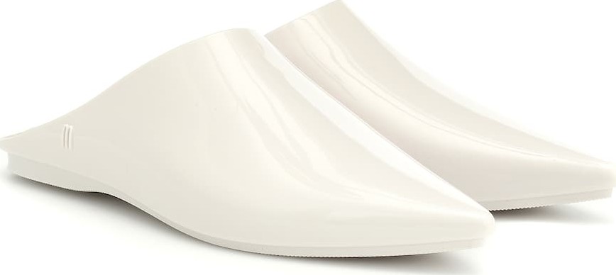 Marine Serre x Melissa Hardcore Couture slippers