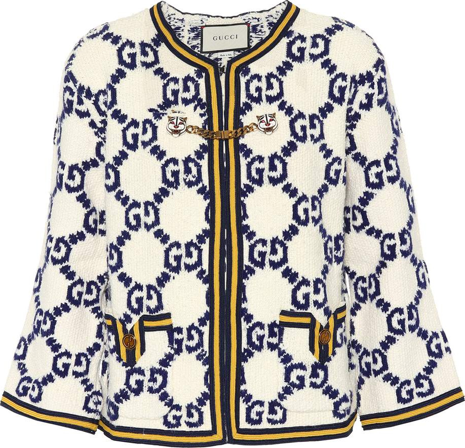 Gucci Wool, silk and linen cardigan