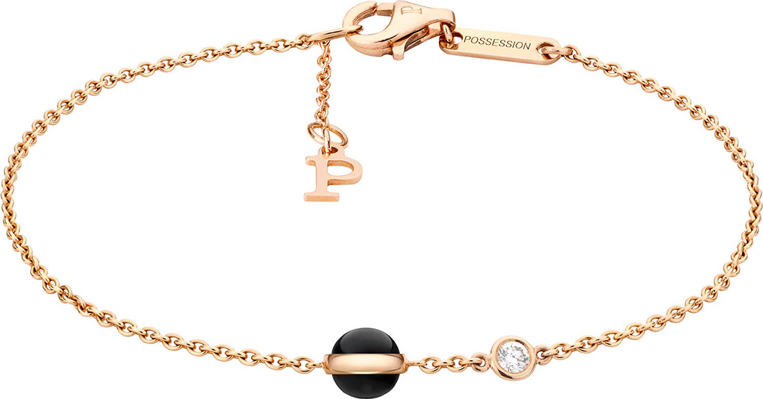 Piaget Possession Onyx & Diamond Station Bracelet