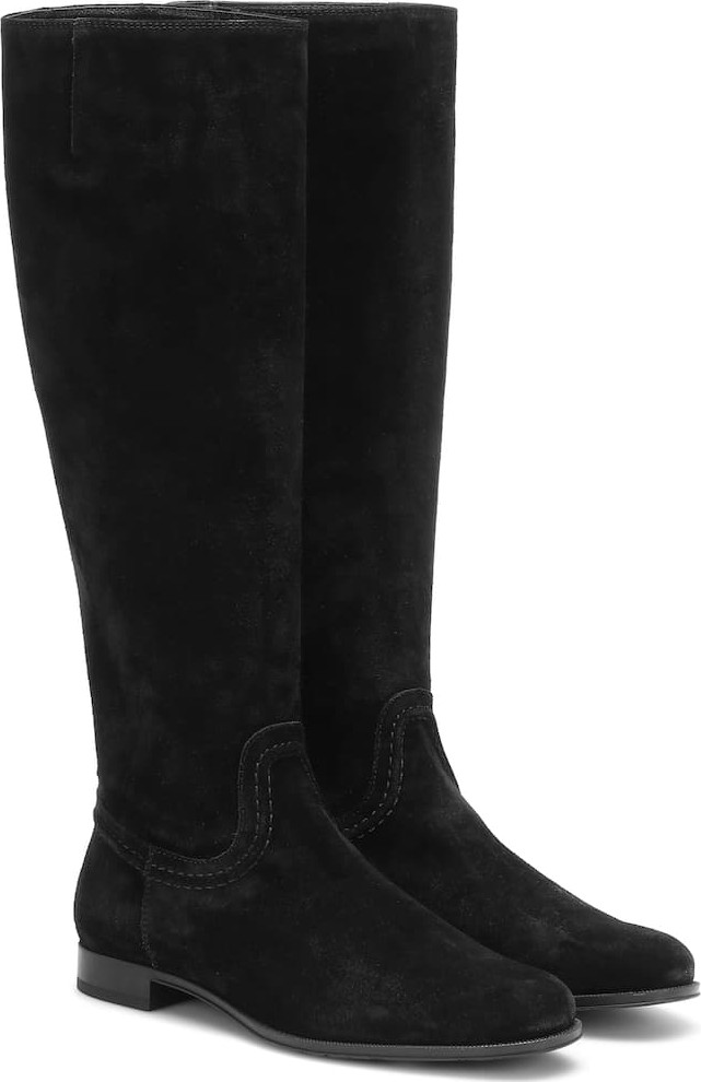 Tod's Suede knee-high boots