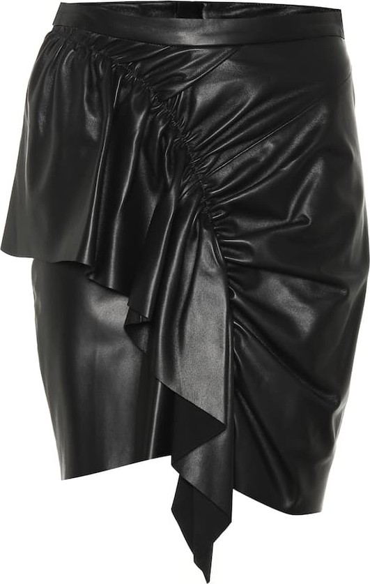 Isabel Marant Midway leather miniskirt