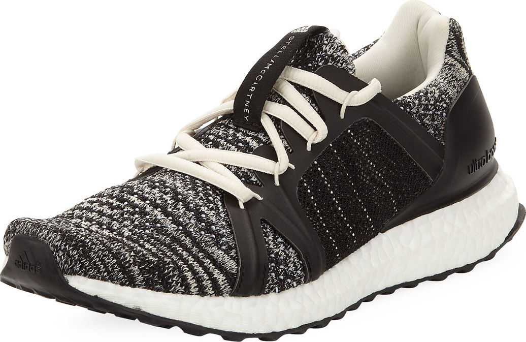 Adidas By Stella McCartney Ultra Boost Parley Knit Trainer Sneakers, Black