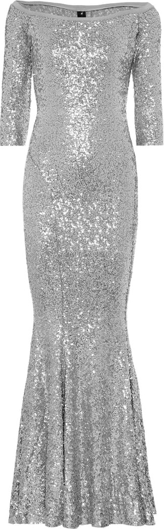 Norma Kamali Sequined mermaid gown