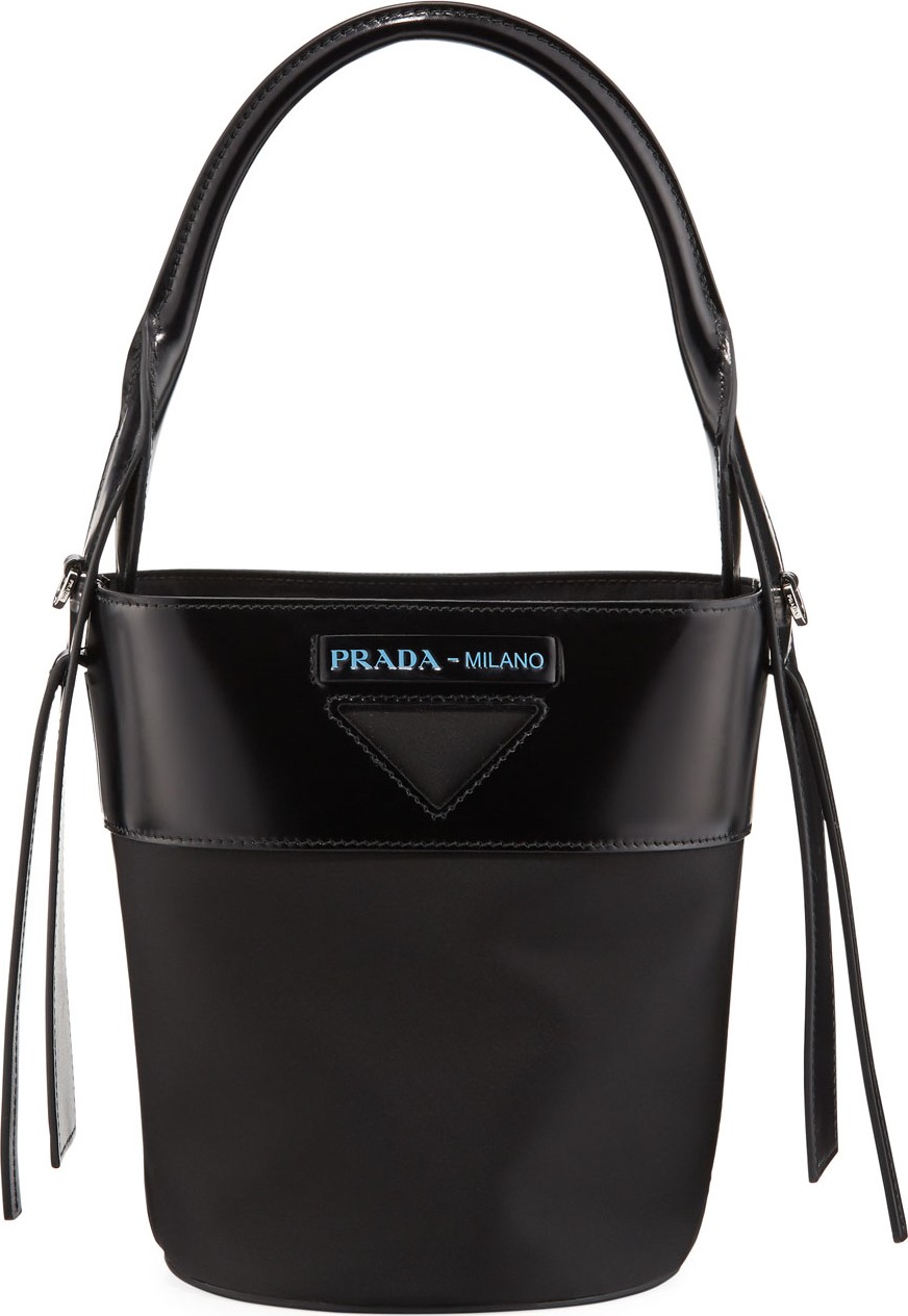 Prada Prada Ouverture Tessuto Bucket Bag