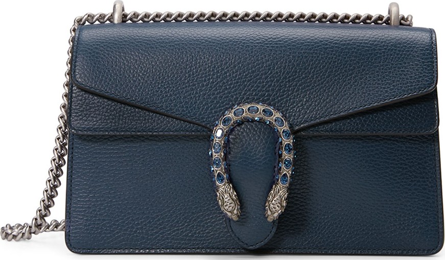 Gucci Pebbled Leather Shoulder Bag