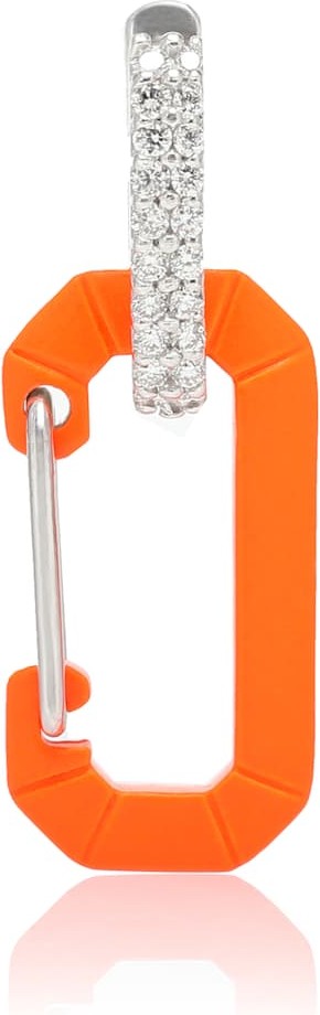 Eera Small Chiara 18kt white gold and diamond single earring