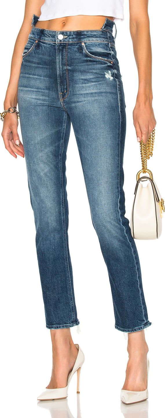 MOTHER Crop Dazzler Shift