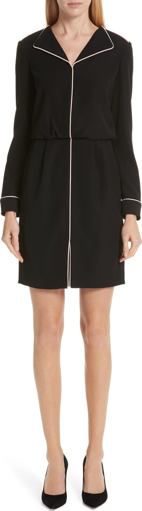 Emporio Armani Contrast Piping Shirtdress