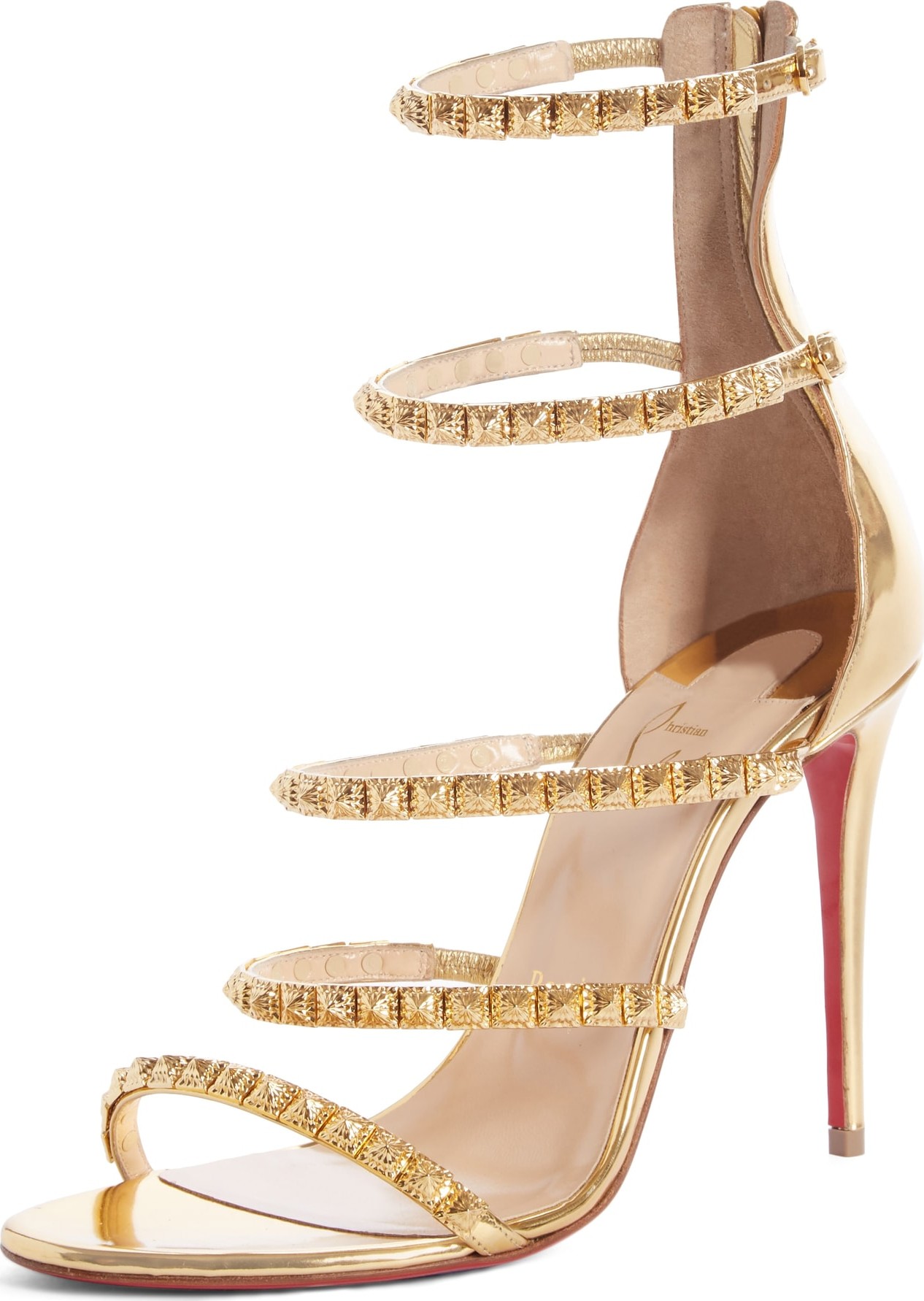 Christian Louboutin Forever Girl Spike Cage Sandal