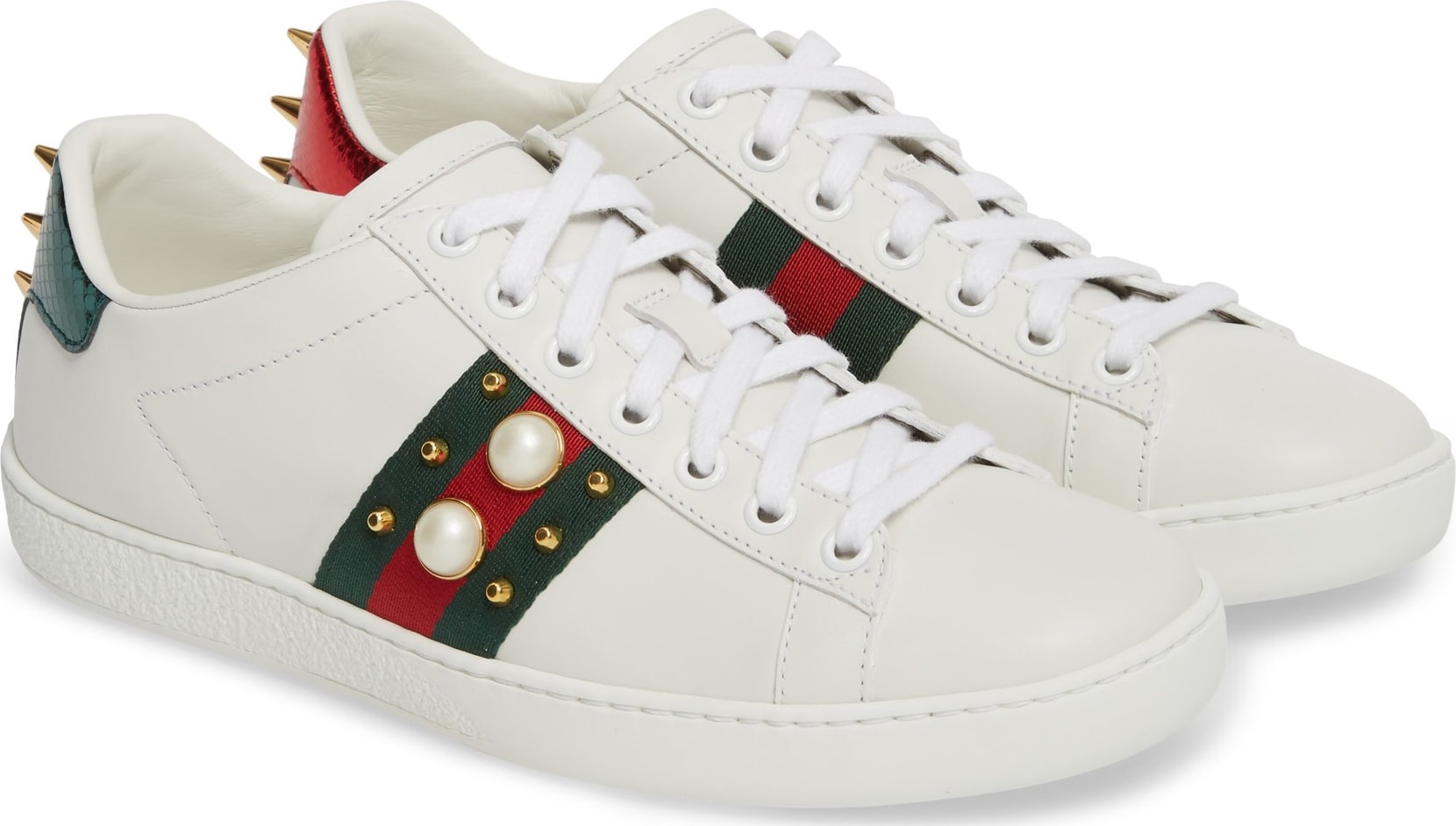 Gucci 'New Ace' Low Top Sneaker