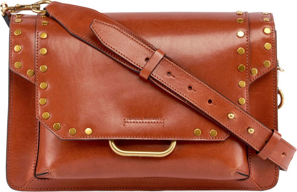 Isabel Marant Maskhia Leather Crossbody Clutch Bag
