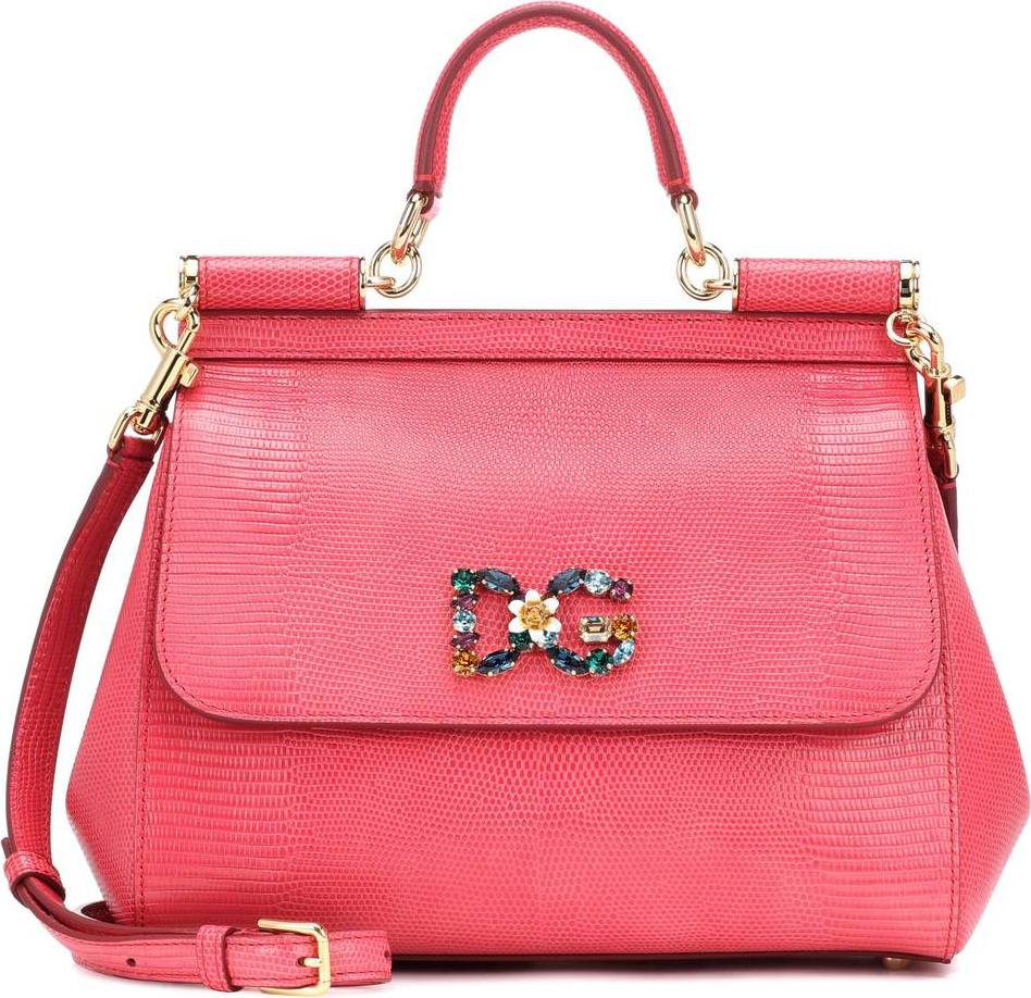 Dolce & Gabbana Sicily Medium leather shoulder bag