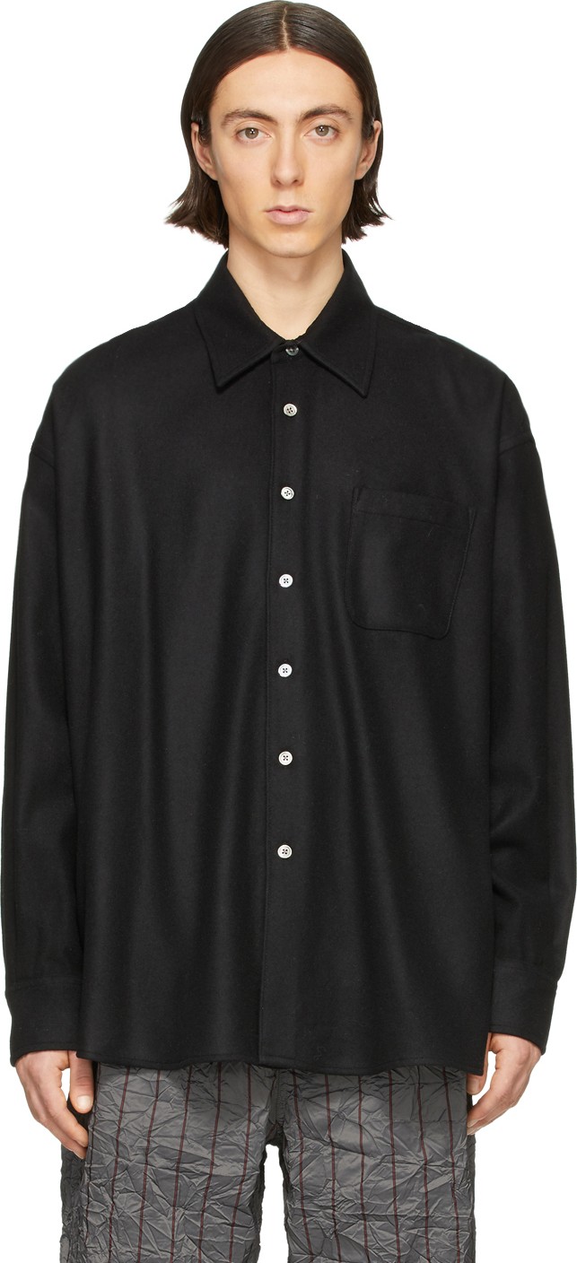Our Legacy Black Borrowed Shirt