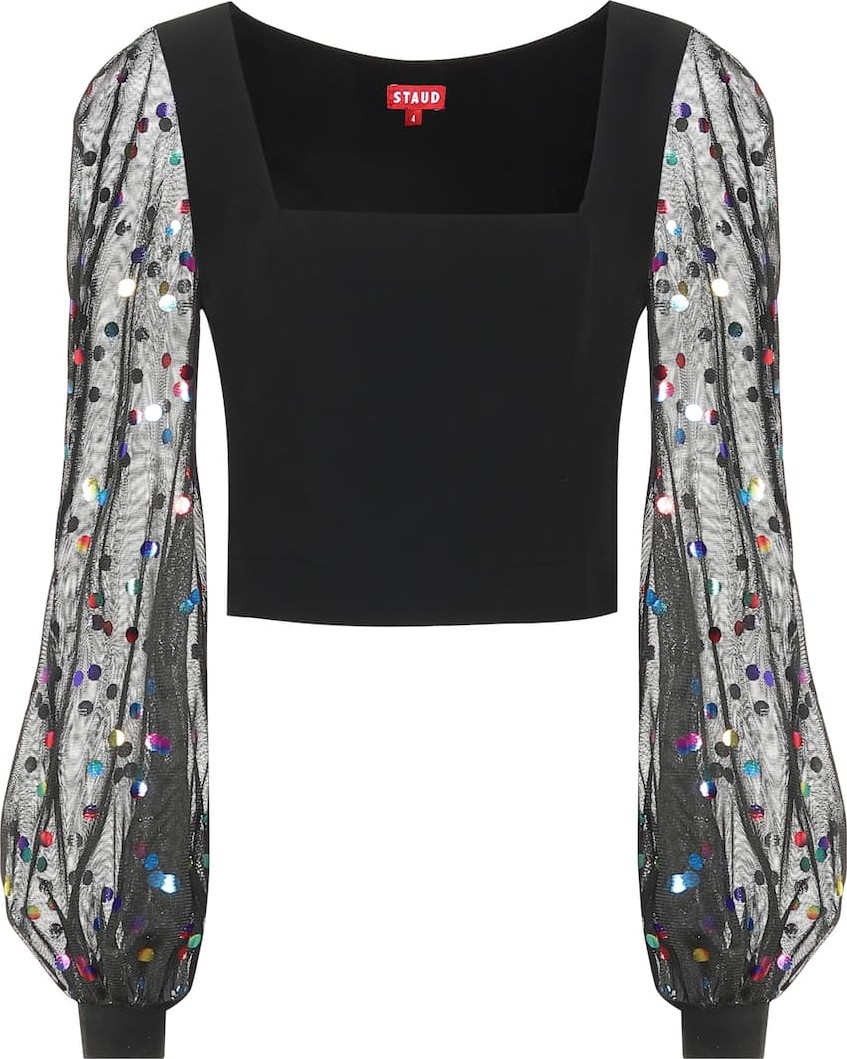 Staud Sway crêpe top