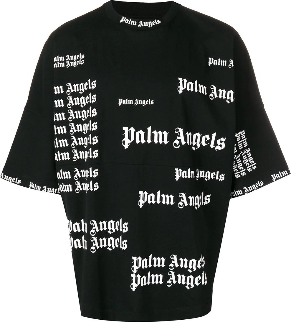 Palm Angels multi logo print T-shirt