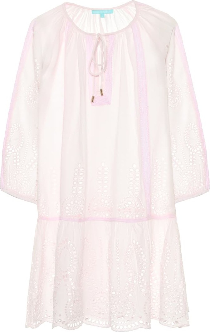 Melissa Odabash Ashley embroidered cotton kaftan