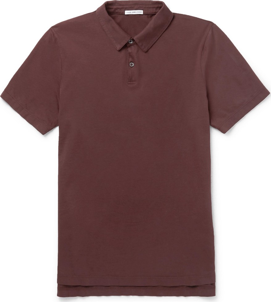 James Perse Supima Cotton-Jersey Polo Shirt
