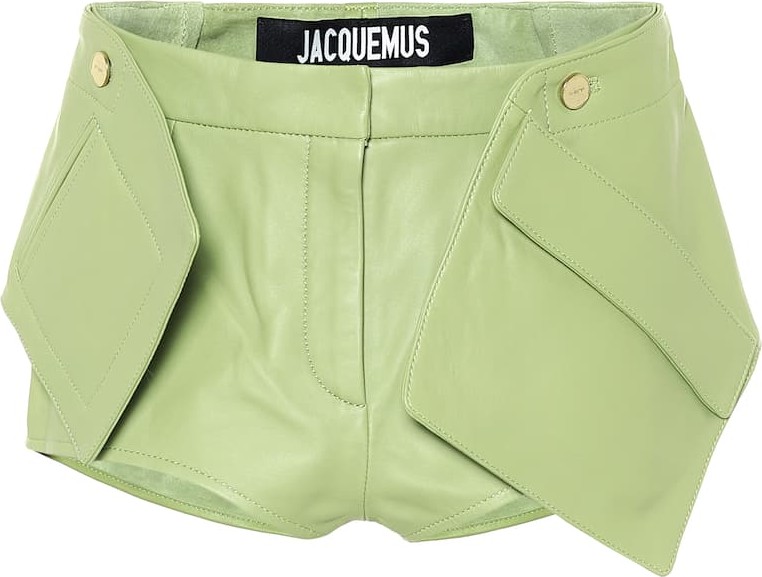 Jacquemus Le Short Boca leather shorts