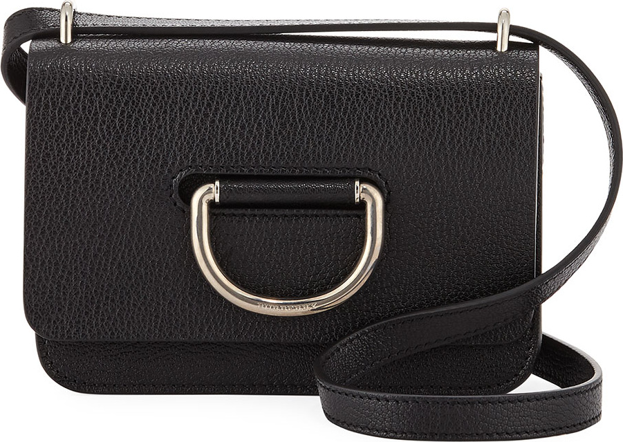 Burberry London England Mini D-Ring Leather Crossbody Bag