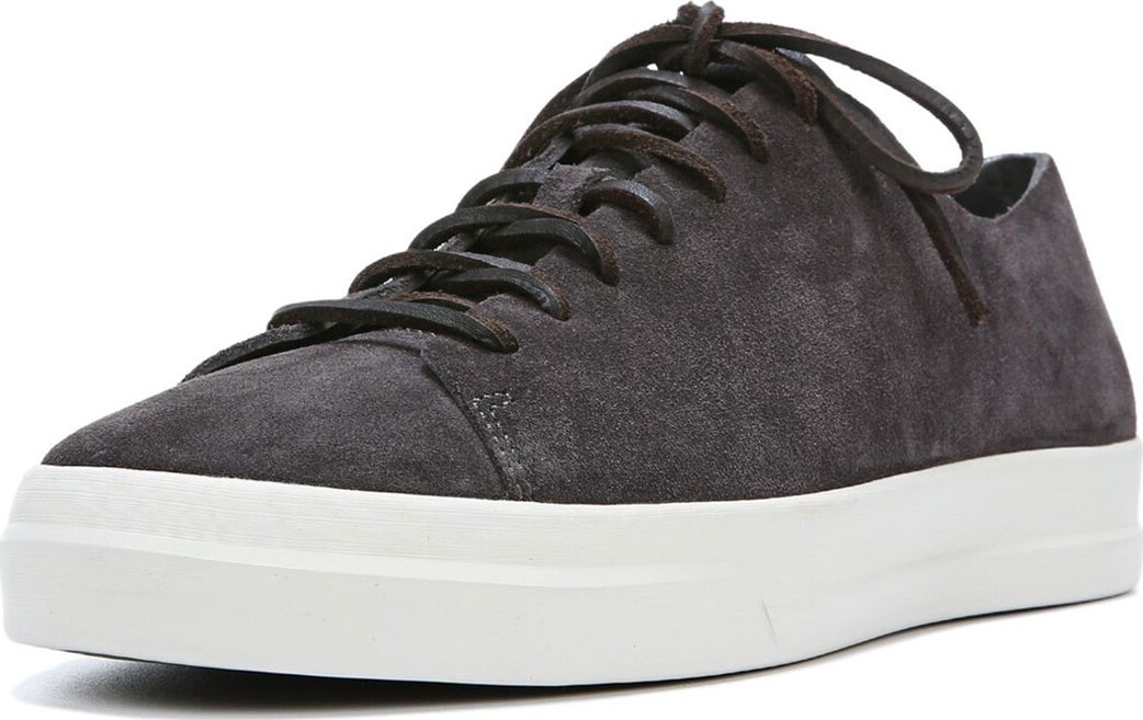 Vince Men's Copeland Raw-Edge Suede Low-Top Sneakers