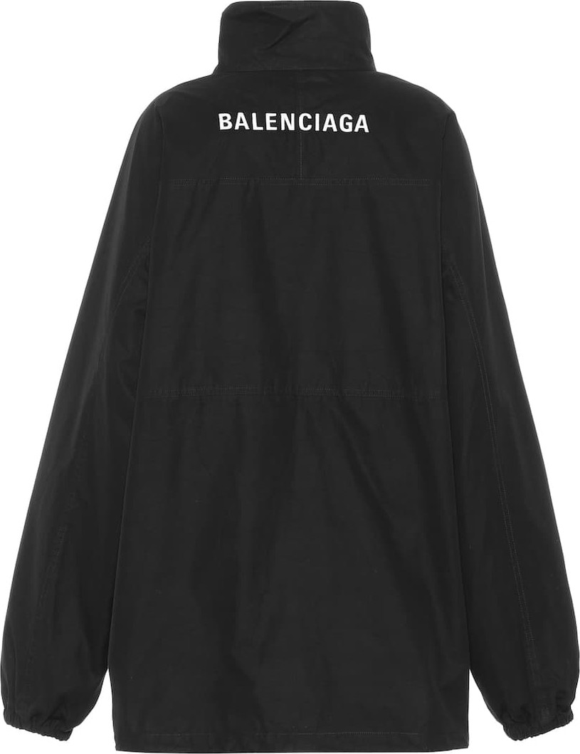 Balenciaga Embroidered cotton poplin jacket
