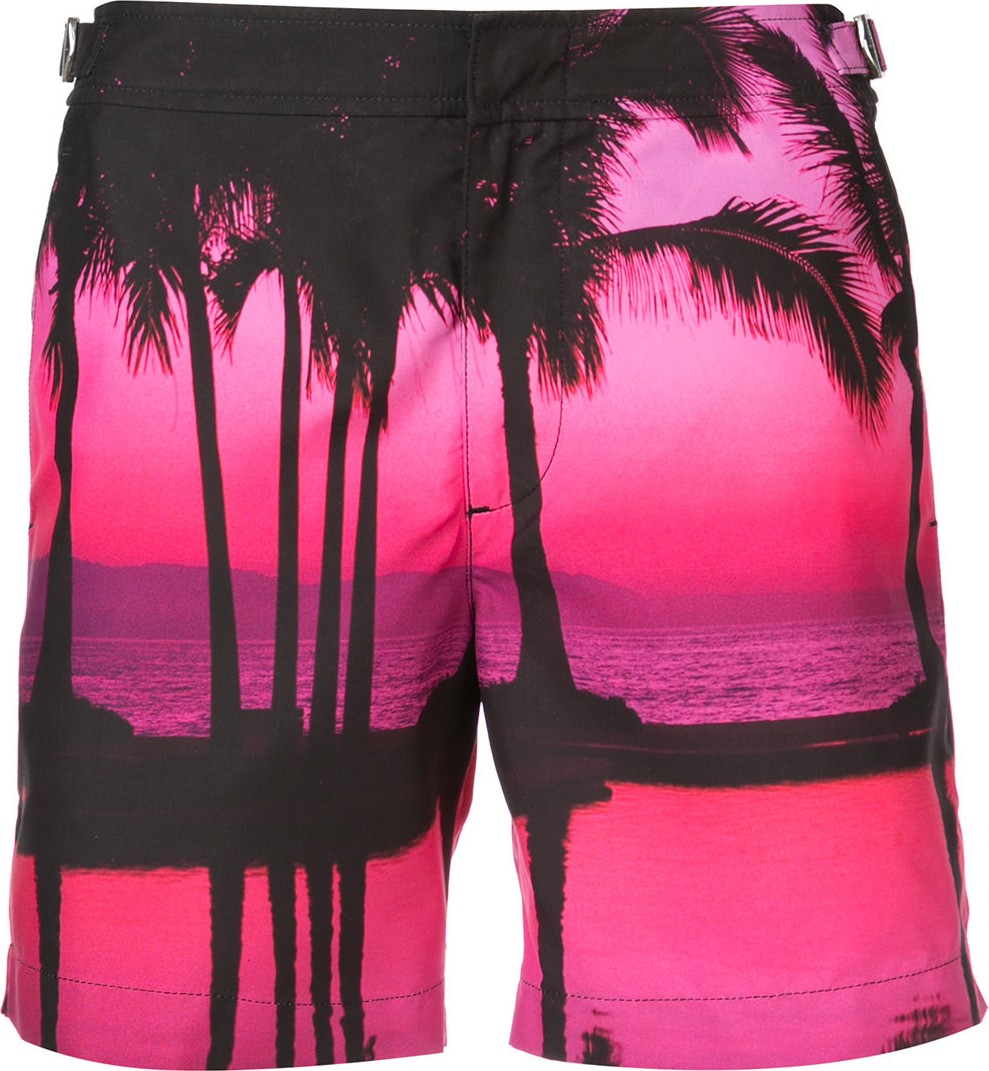 Orlebar Brown beach print swim shorts