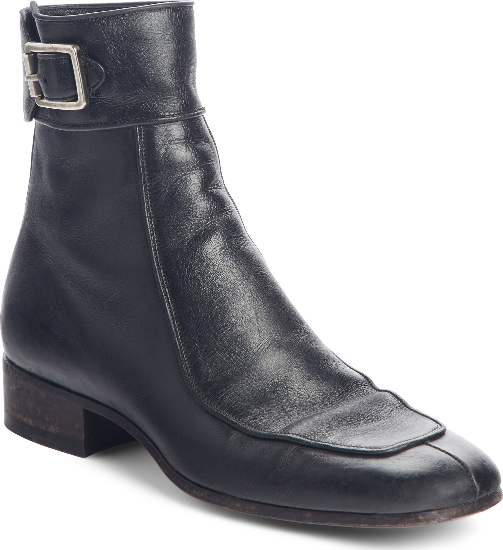 Saint Laurent Miles Buckle Cuff Boot