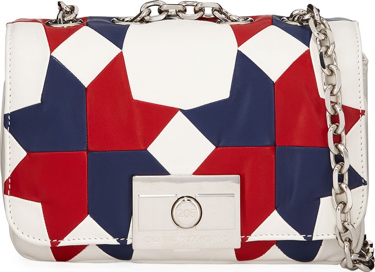 Calvin Klein 205W39NYC Billie Small Calf Leather Shoulder Bag