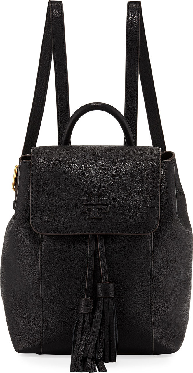 Tory Burch McGraw Pebbled Leather Backpack