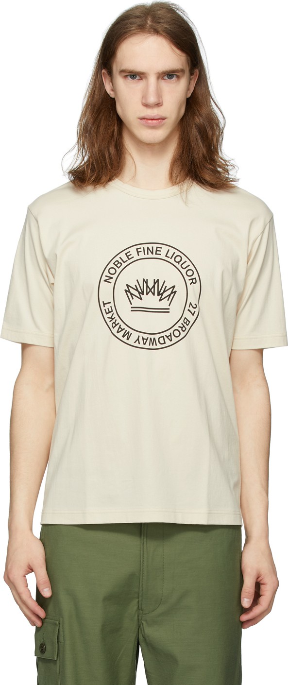 Junya Watanabe Off-White 'Noble Fine Liquor' T-Shirt