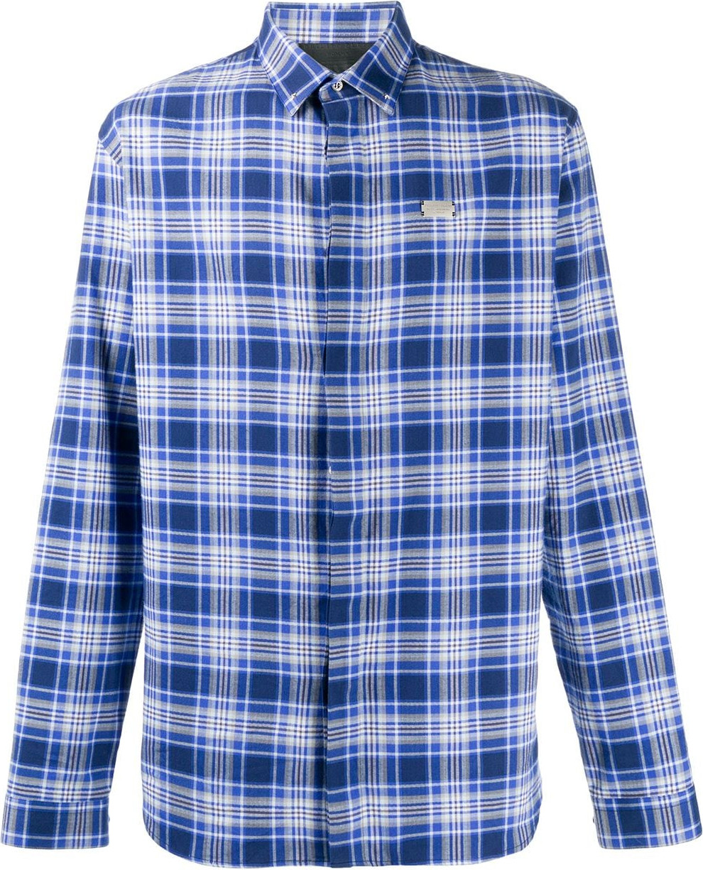 Philipp Plein - Long sleeve sprayed-effect shirt