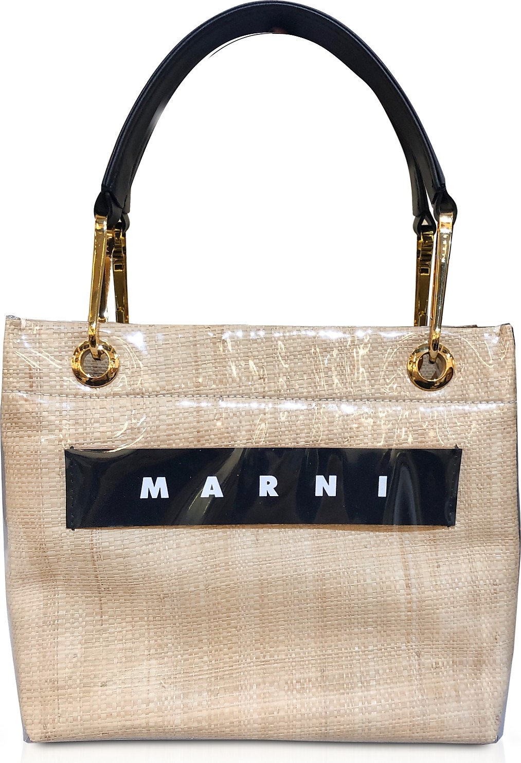 Marni Glossy Square Tote Bag