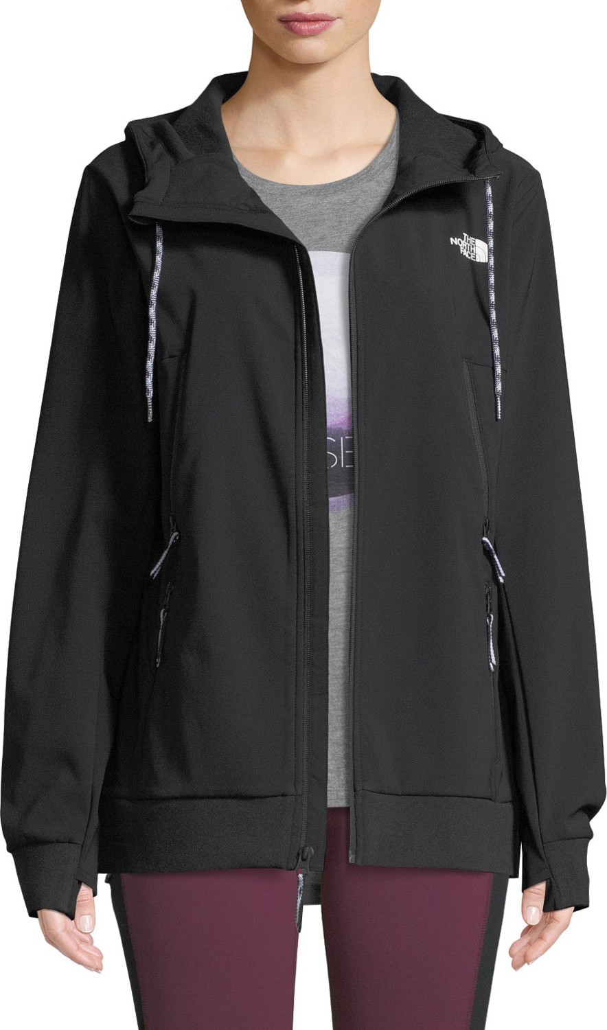 The North Face Tekno Zip-Front Activewear Hoodie
